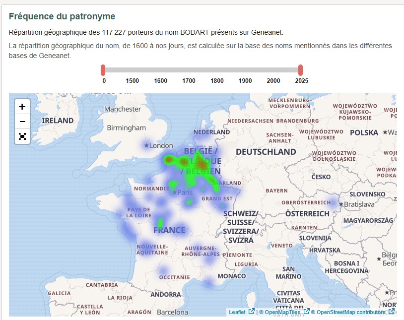 Carte famille Bodart