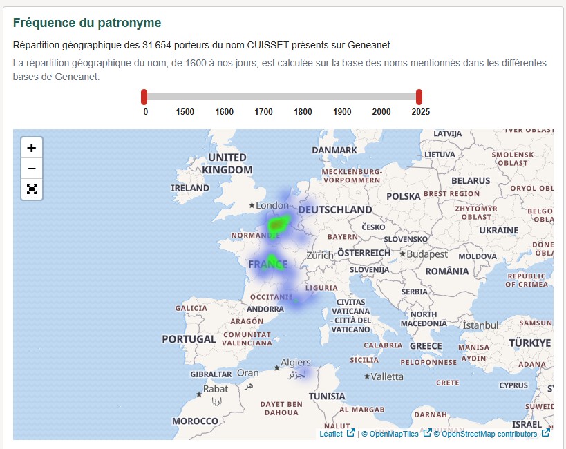 Carte famille Cuisset