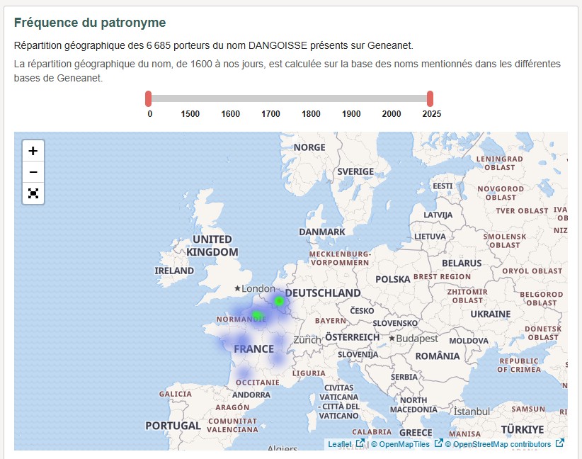 Carte famille Dangoisse