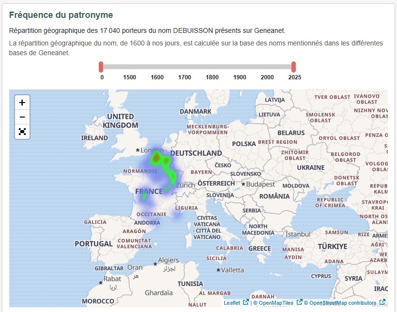 Carte famille Debuisson
