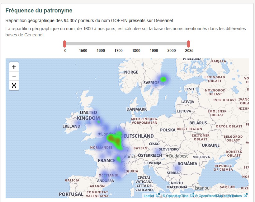 Carte famille Goffin