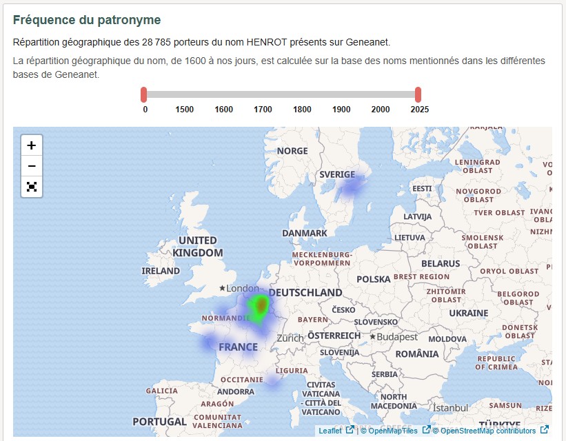 Carte famille Henrot