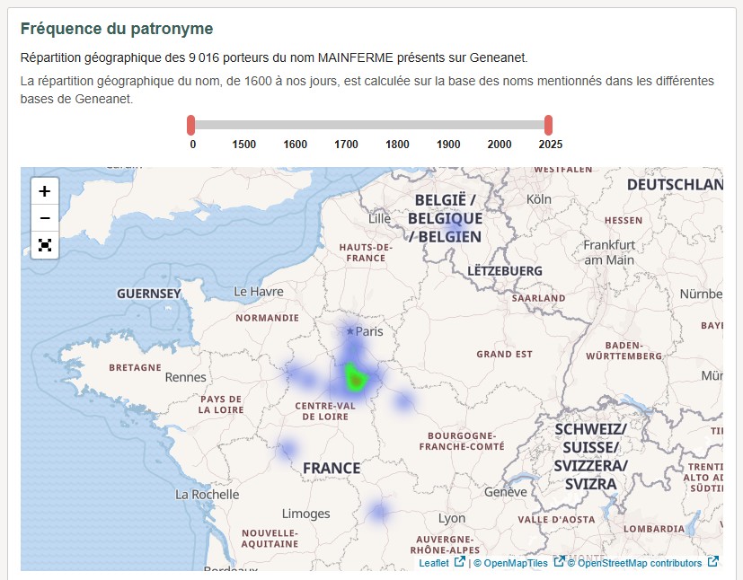 Carte famille Mainferme