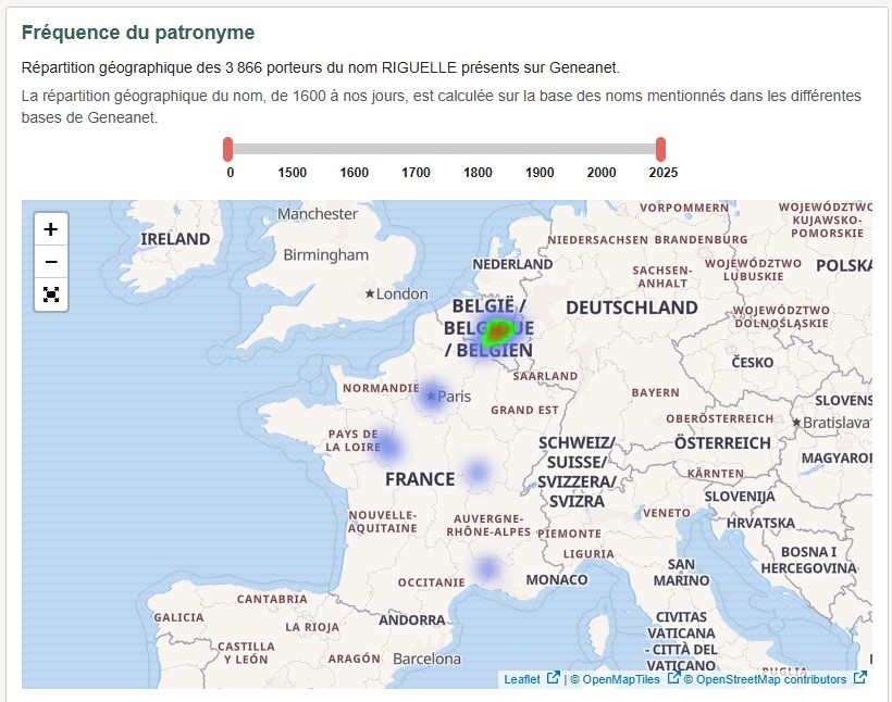 Carte famille Riguelle