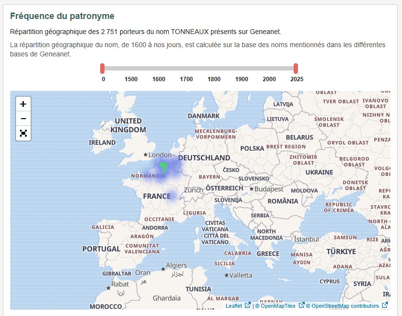 Carte famille Tonneaux
