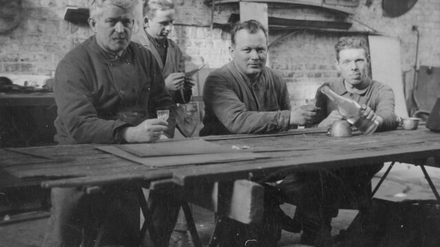 Parrain Georges à l'atelier